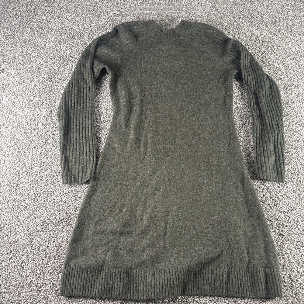 Abercombie & Fitch Womens Olive Green Long Sweater Dress  Size Medium